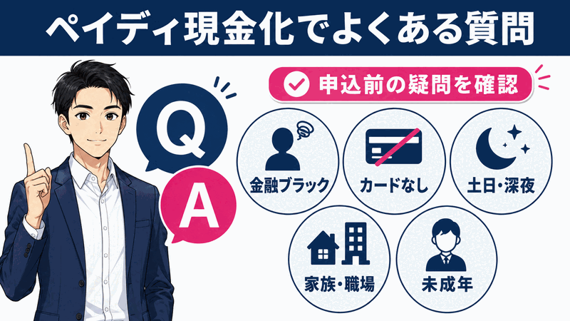 ペイディ現金化でよくある質問